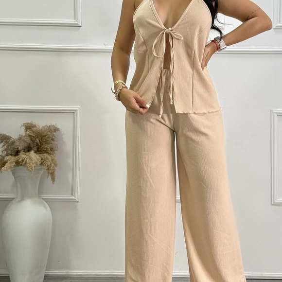 Vibrant Pink Women's Two-Piece Set - Picture 5 of 16